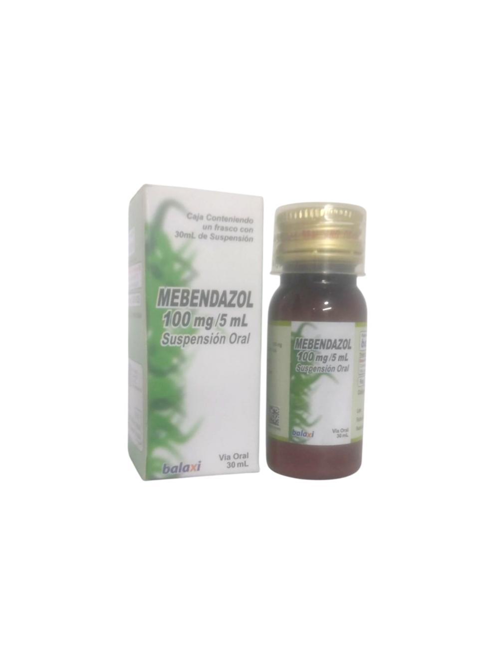 MEBENDAZOL 100 MG / 5 ML X 30 ML SUSP ORAL (BENDAMEN/ BRIPERIN)