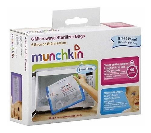 MUNCHKIN SET 6 BOLSAS ESTERILIZADORAS PARA MICROONDAS