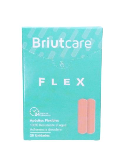 BRIUTCARE FLEX  BANDAS ADHESIVAS COLOR PIEL 20 UND (CURITAS)