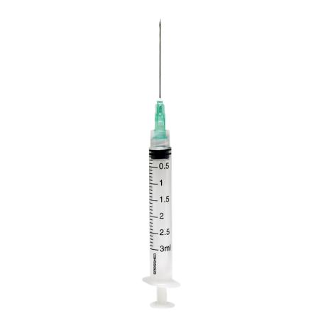 JERINGA DESCARTABLE CON AGUJA 21G X 1 1/2 3 ML