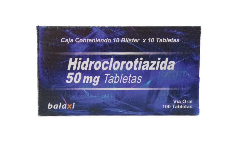 BLIST HIDROCLOROTIAZIDA 50 MG X 10 TAB (DI-EUDRIN)