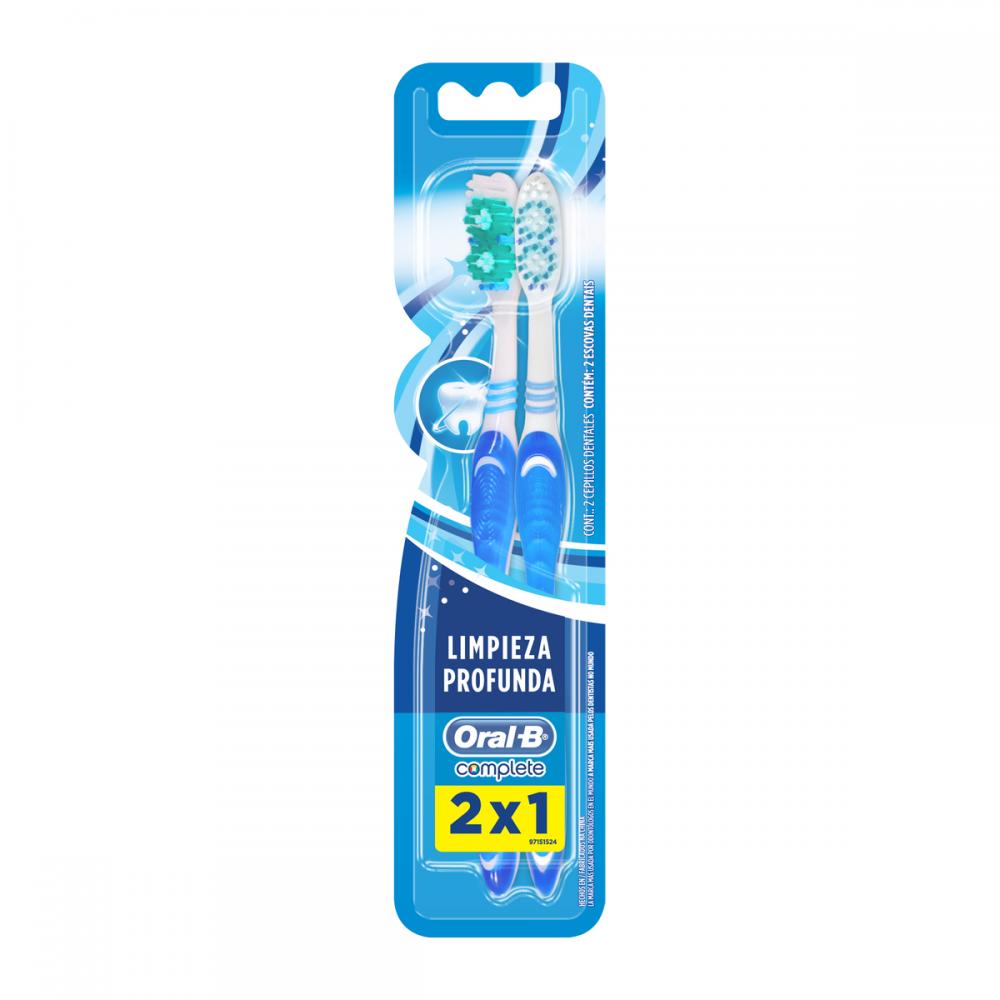 ORAL-B CEPILLO DENTAL COMPLETE CLEAN 2 PACK ADULTO 