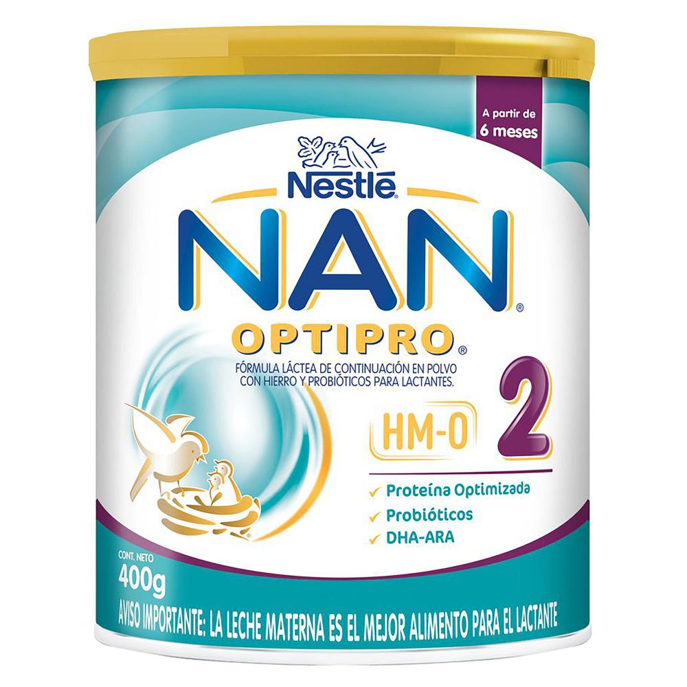 NESTLE NAN 2 OPTI-PRO HMO FORMULA 6 A12 MESES 400 GR