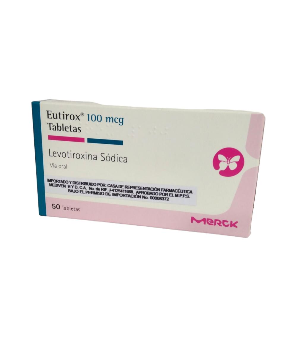 EUTIROX LEVOTIROXINA SODICA 100 MCG X 50 TAB 