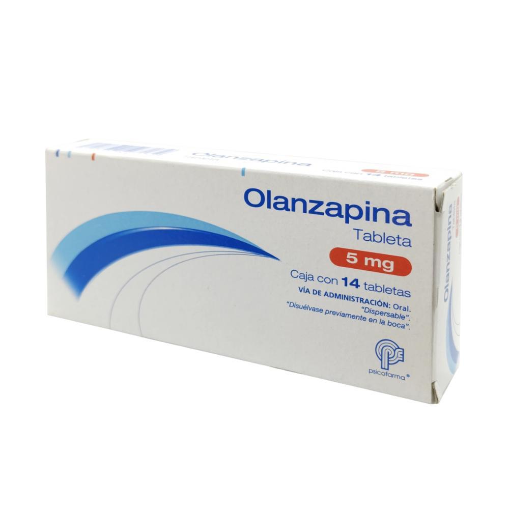 OLANZAPINA 5MG X 14 TAB (OLAPREX, ZIPREXA) PSICOFARMA