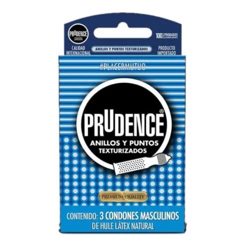PRUDENCE ANILLOS Y PUNTOS TEXTURIZADOS PRESERVATIVO X 3 