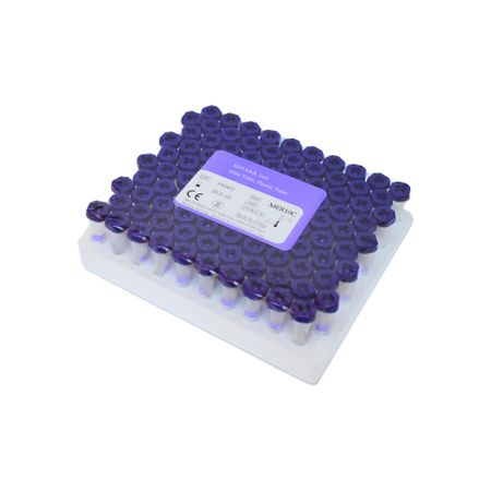 TUBO AL VACIO PARA EXTRACCION SANGRE TAPON MORADO 5 ML