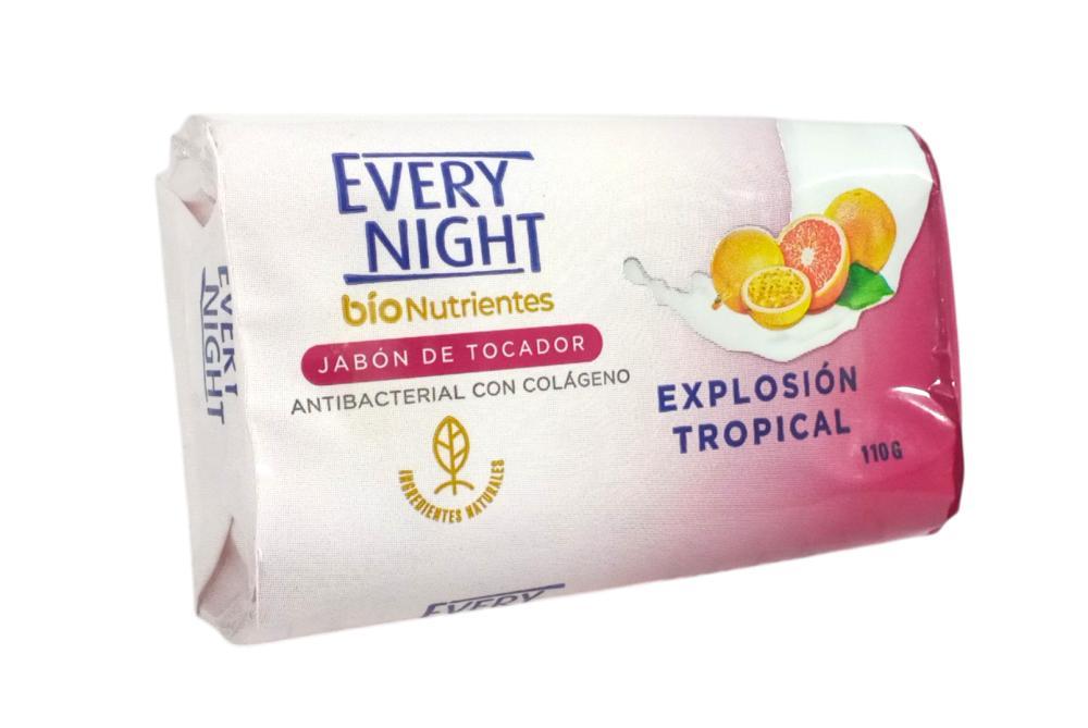 EVERY NIGHT JABON DE TOCADOR TROPICAL 110G 