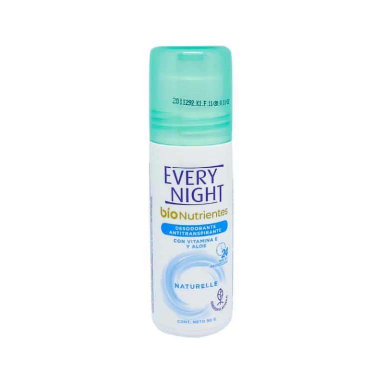EVERY NIGHT DESODORANTE ROLL BIO NUTRIENTES NATURELLE 90 G