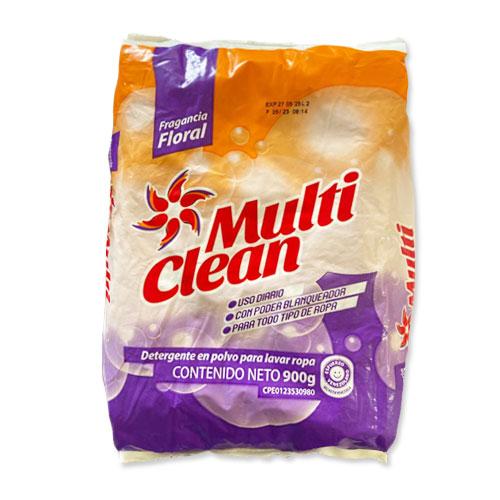 MULTI CLEAN DET POLVO FRAGANCIA FLORAL 900GR