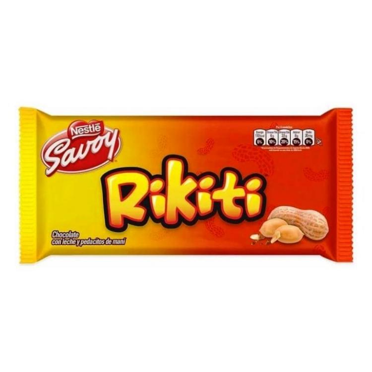 NESTLE CHOCOLATE LECHE MANI RIKITI 130GR (GRANDE) 