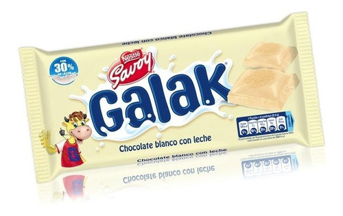 NESTLE CHOCOLATE BLANCO GALAK 130GR (GRANDE) 