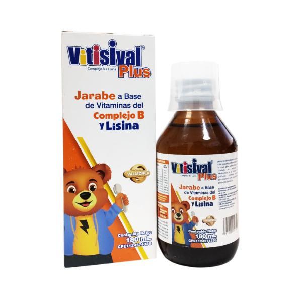 VITISIVAL PLUS COMPLEJO-B + LISINA JARABE 180 ML