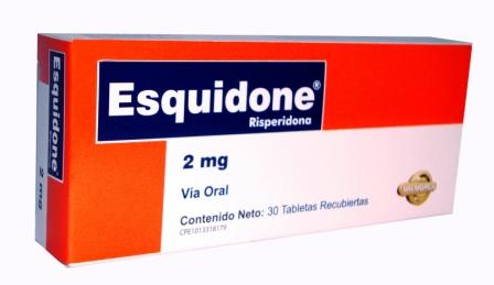 ESQUIDONE RISPERIDONA 2MG X 30 TAB (RIDAL/ RISPEN/ RISPERID/ RISPERDAL)