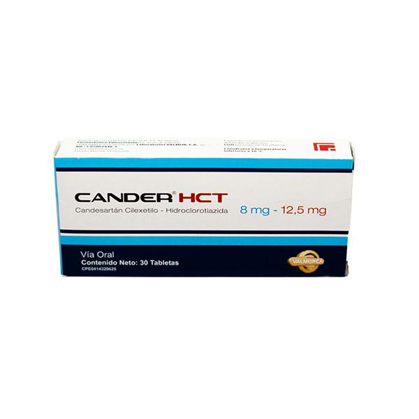 CANDER HCT CANDESARTAN 8MG-12.5MG X 30TAB (ATACAND PLUS/ BLOPRESS PLUS)