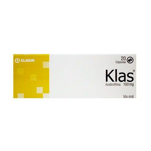 KLAS ACEBROFILINA 100 MG X 20 CAP (AMBROXOL)
