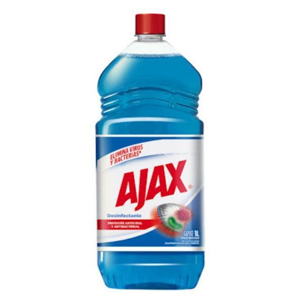AJAX DESINFECTANTE LIQUIDO PROTECCION ANTIVIRAL Y ANTIBACTERIAL 1L