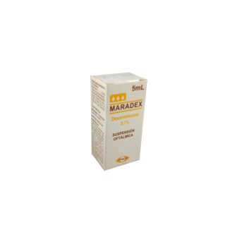 MARADEX DEXAMETASONA 0.1% SOLUCION OFTALMICA 5 ML (DEXAMIN)