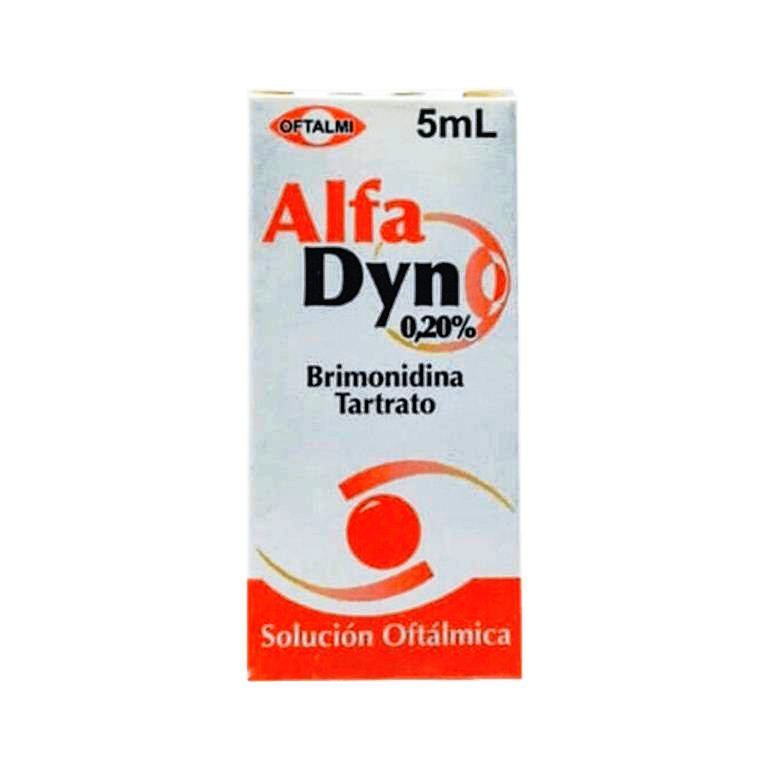 ALFADYN BRIMONIDINA TARTRATO 0.20% SOLUCION OFTALMICA 5 ML (AGGLAD OFTENO)