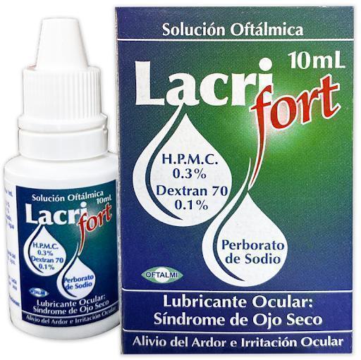 LACRIFORT H.P.M.C 0.3% DEXTRAN 70 0.1% 15 ML PERBORATO DE SOD SOL OFT (LACRIDOS)
