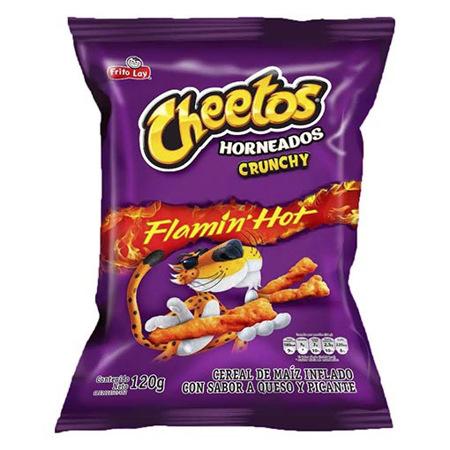 FRITO LAY CHEETOS HORNEADOS FLAMIN HOT 120 GRS 