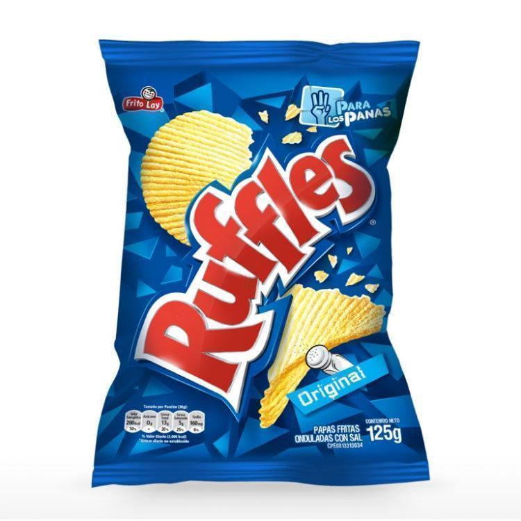 FRITO LAY RUFFLES ORIGINAL 125 GRS