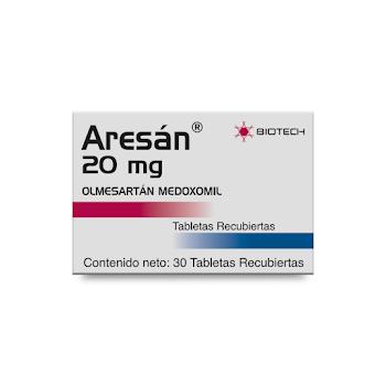ARESAN OLMESARTAN MEDOXOMIL 20MG X 10 TAB (OLMEPLUS/BENICAR/ DROPTEN)