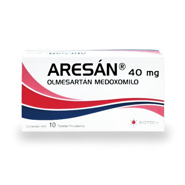 ARESAN OLMESARTAN MEDOXOMIL 40MG X 10 TAB (OLMEPLUS/BENICAR/ DROPTEN)