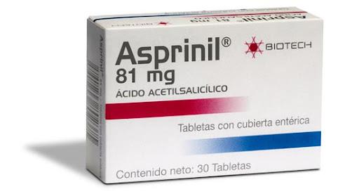 ASPRINIL ACIDO ACETILSALICILICO 81 MG X 100TAB (ASAPROL CORASPIRINA CARDIPIRINA)