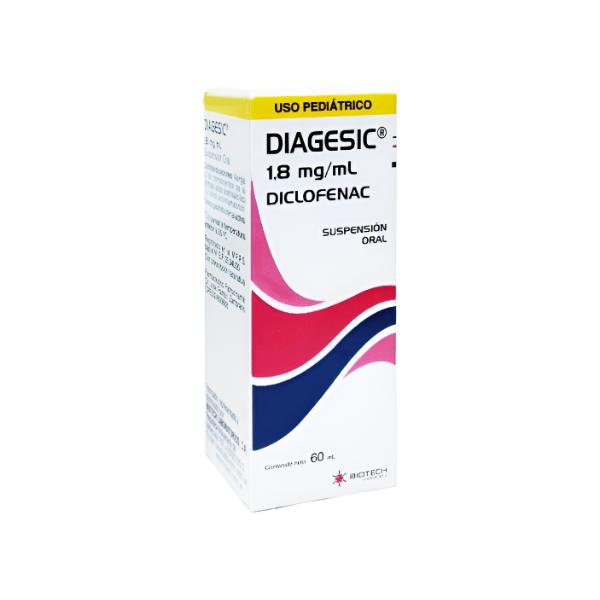 DIAGESIC DICLOFENAC POTASICO 1.8 MG/ML 60ML