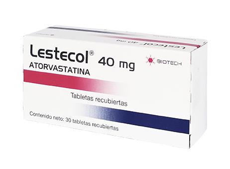 LESTECOL ATORVASTATINA 40MG X30 TAB