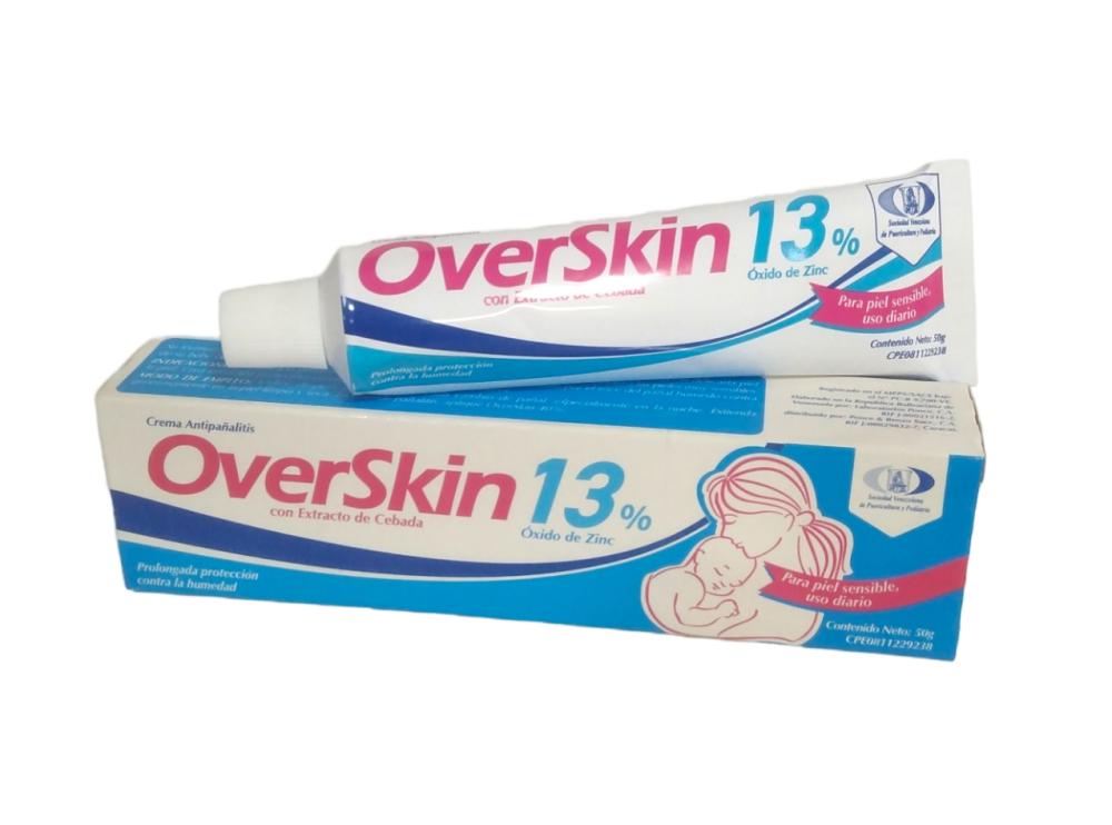 OVERSKIN 13% CREMA ANTIPAÑALITIS 50 GR