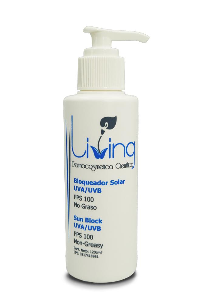 LIVING BLOQUEADOR SOLAR 100 FPS X 100ML