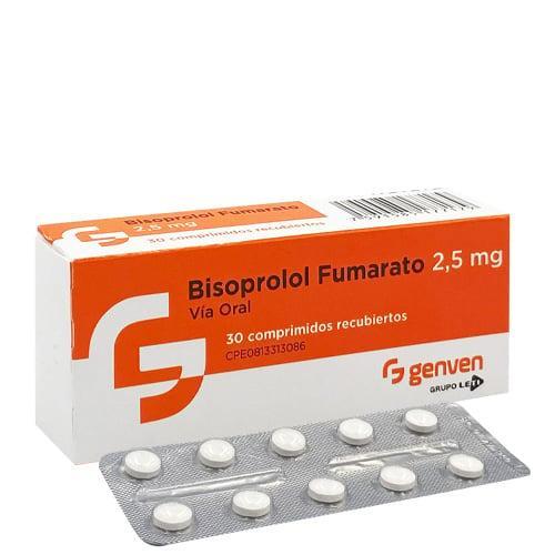 BISOPROLOL 2.5 MG X 30 COMP REC (BIOTALOL CORENTEL) GENVEN