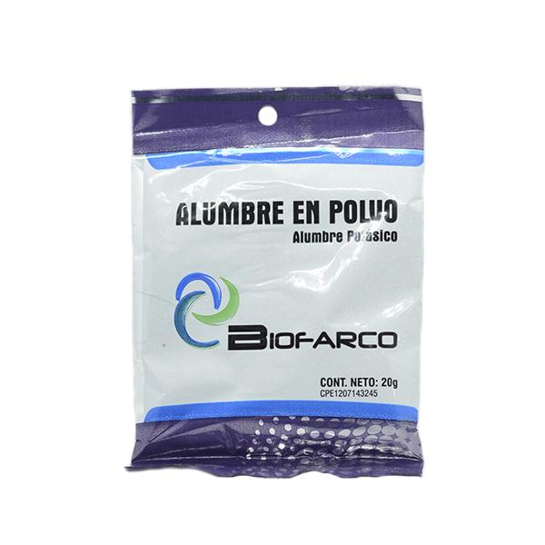 BLIST ALUMBRE POTASICO EN POLVO 20 GR 