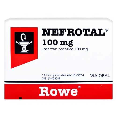NEFROTAL LOSARTAN POTASICO 100 MG X 30 COMP REC