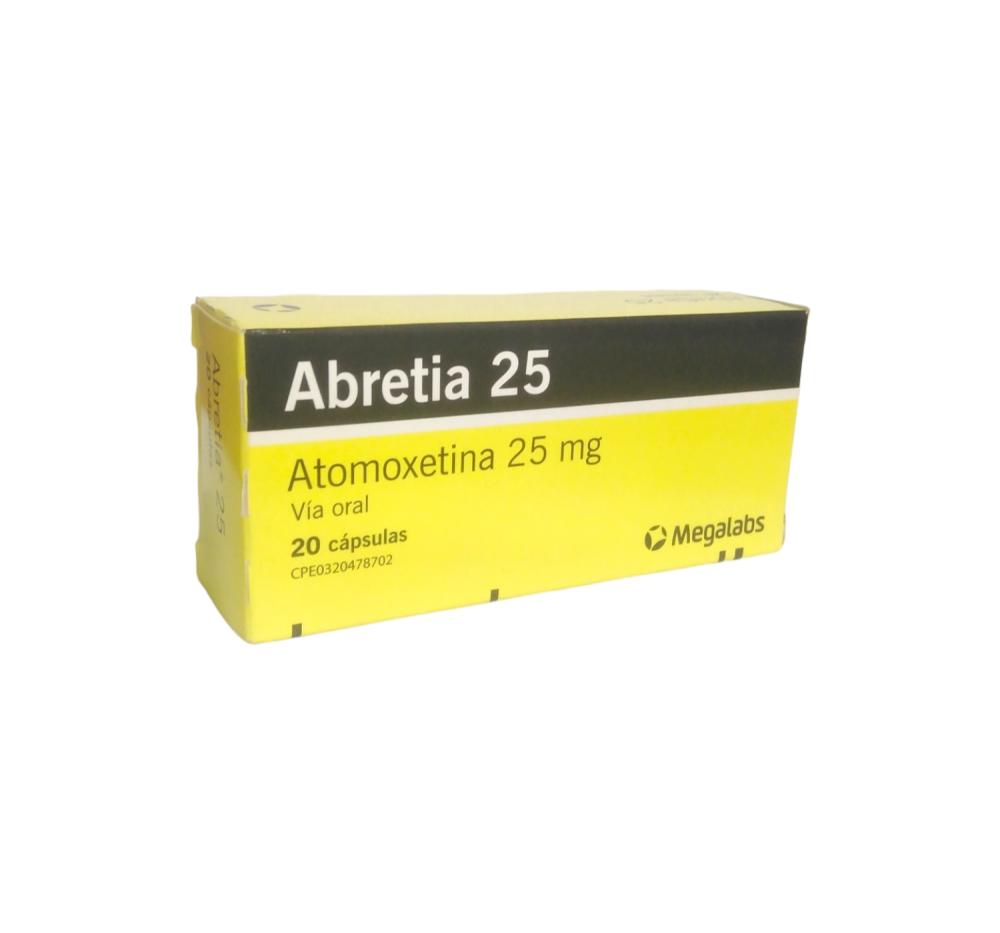 ABRETIA ATOMOXETINA 25 MG X 20 CAPS 