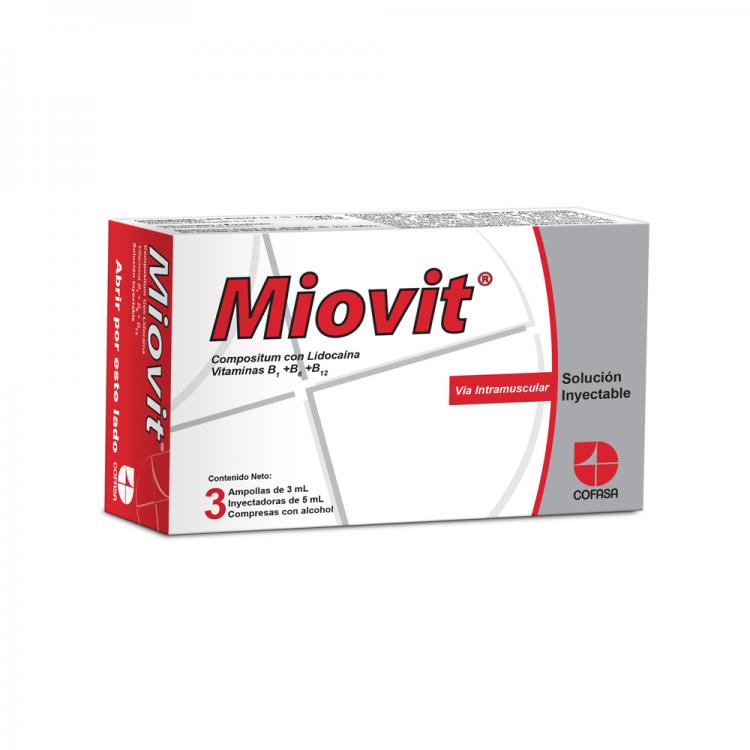 MIOVIT COMPLEJO B KIT 3 AMP X 3ML SOL INYEC
