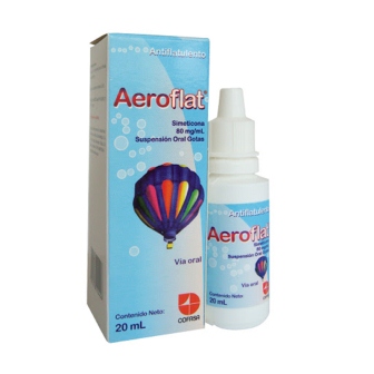 AEROFLAT SIMETICONA 80 MG/ML SUSP ORAL GOTAS X 20 ML 