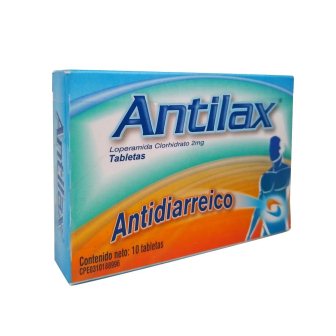 ANTILAX LOPERAMIDA 2MG X 10 TAB (LOPERAM/ IMODIUM)