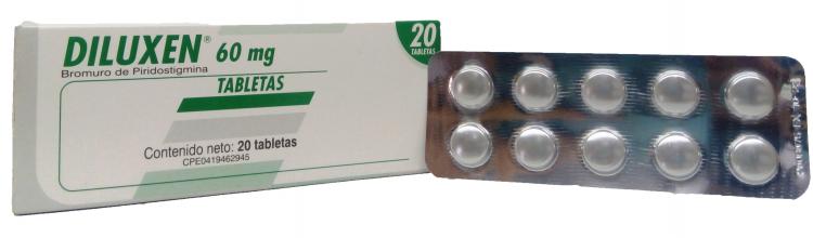 DILUXEN BROMURO DE PIRIDOSTIGMINA 60MG X 20 TAB (MESTINON)