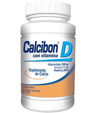 CALCIBON D CITRATO DE CALCIO 1500 MG VITAMINA D3 800 UI X 30 TAB REC