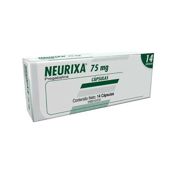 NEURIXA PREGABALINA 75 MG X 14 CAPS