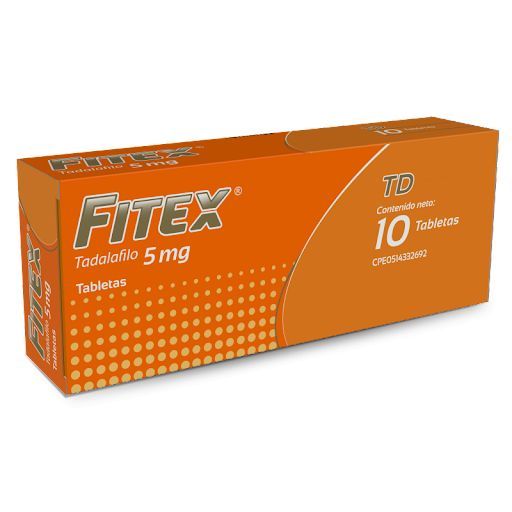 FITEX TADALAFILO 5 MG 10 TAB 