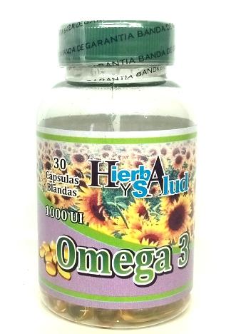 OMEGA 3 1000 UI X 30 CAPS BLANDAS HIERBA Y SALUD