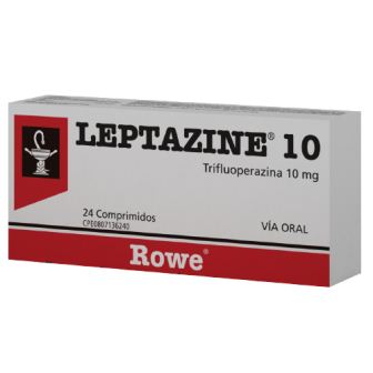LEPTAZINE TRIFLUOPERAZINA 10 MG X 24 COMP