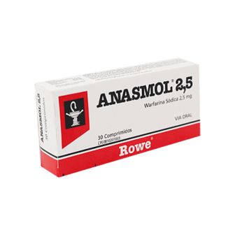 ANASMOL WARFARINA SODICA 2.5 MG X 30 COMP 