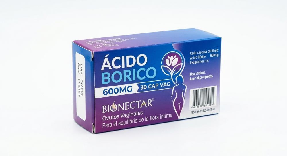 ACIDO BORICO 600MG X 30 CAP VAG BIONECTAR