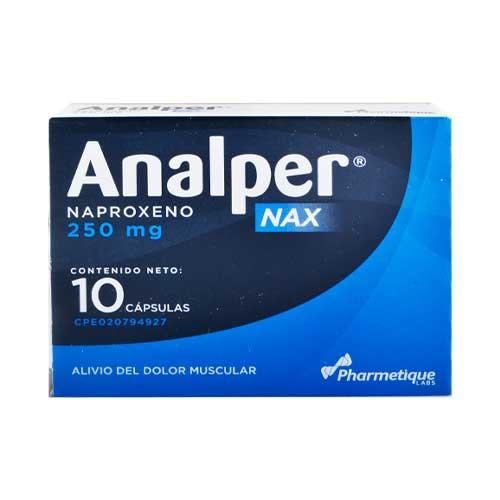 ANALPER NAX NAPROXENO 250MG X 10 CAP (ANAFLEX)