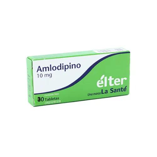 AMLODIPINO 10MG X 30 TAB LA SANTE